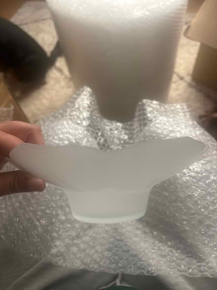 Photo of free Glass flower-shaped bowl (Arborfield RG2) #2
