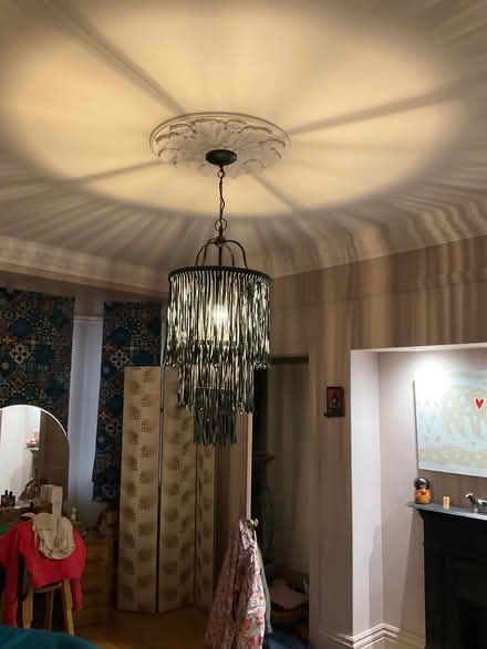 Photo of free Rockett St George Black Tassle Pendant Ceiling Light (South Bank YO23) #2