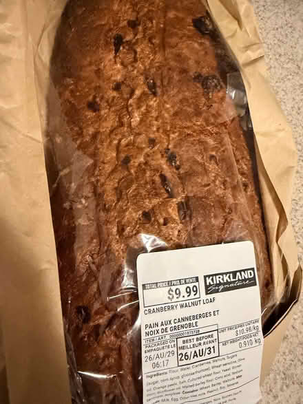 Photo of free Cranberry Walnut Loaf (Ottawa) #1