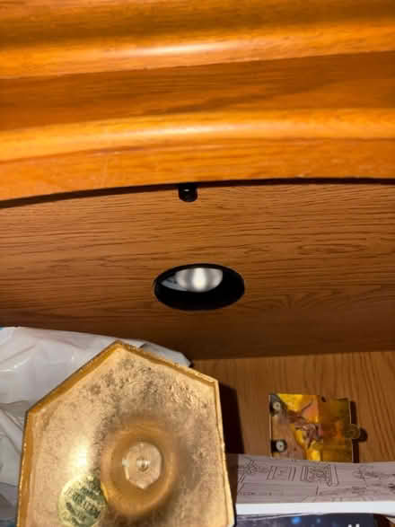 Photo of free Wood glass shelves w lighting (Northeast) #3