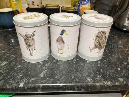 Photo of free Tea,coffee and sugar tins (Woodside CR0) #1