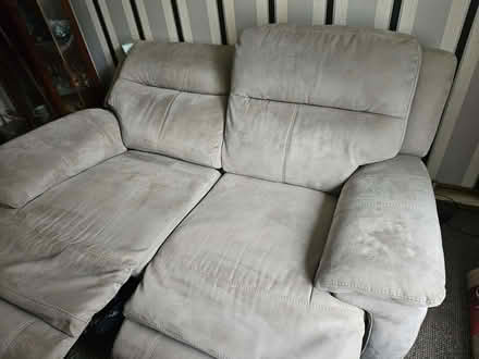 Photo of free Grey Suede Electric Double Chair Recliner (Walton ST15) #2