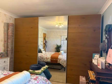 Photo of free Good quality large sliding door wardrobe (Great Chishill SG8) #1