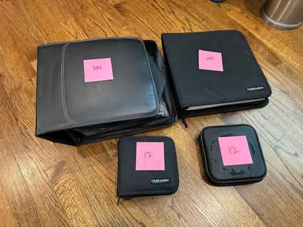Photo of free CD storage binders (4) (Long Grove) #1