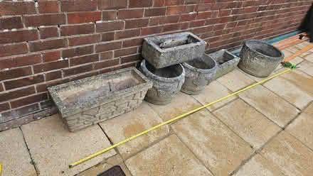 Photo of free Large Garder planters, stone effect (Fareham PO14) #3