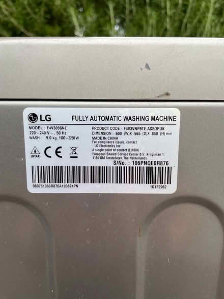 Photo of free LG Inverter direct drive 9kg washing machine 6 photos (St Julians AL1) #3