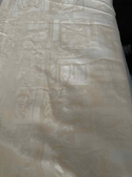 Photo of free Curtain material patterned in cream (Solihull B92) #1