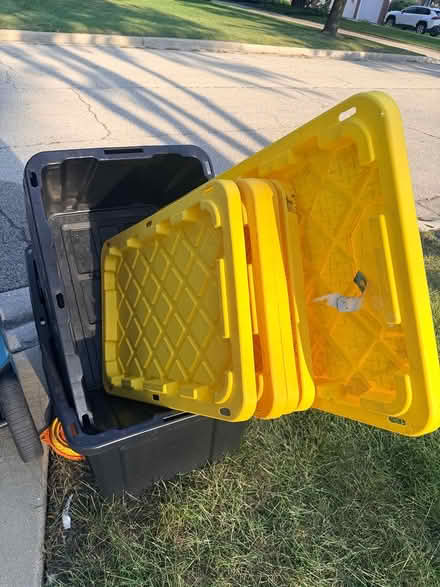 Photo of free Multiple storage plastic bins (hinsdale) #2