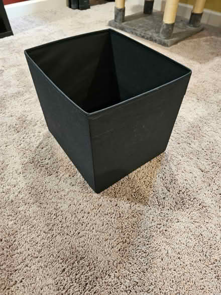 Photo of free Set of 5 Black Kallax Bins (Owings Mills,MD) #1