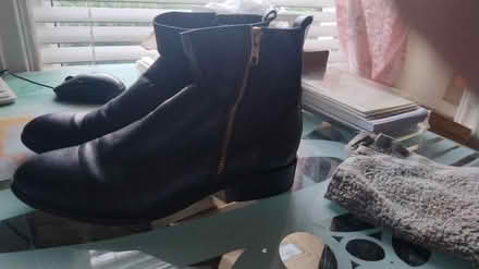 Photo of free Black leather boots (Chorley centre PR7) #1