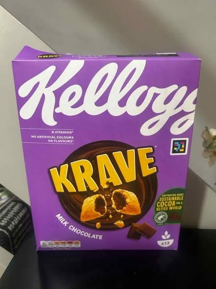 Photo of free Kelloggs Krave Breakfast Cereal (CT2 8LL) #1