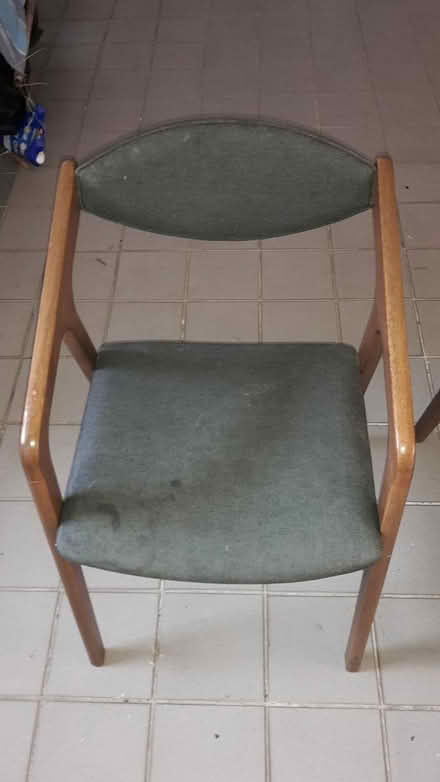 Photo of free FOUR Dining Chairs (fabric on wood) (Queenstown, near MRT) #2