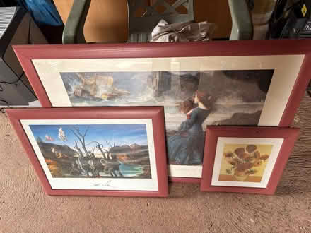 Photo of free 3 picture frames with prints (Alphington Exeter EX2) #1