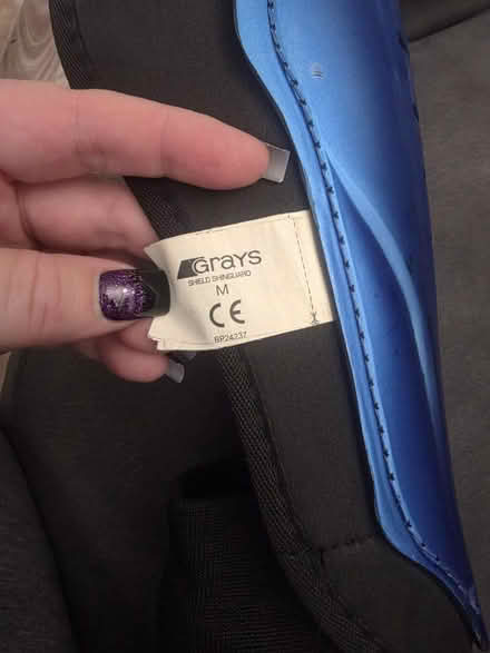 Photo of free Hockey shin guard Size M (Chester-le-Street DH2) #2