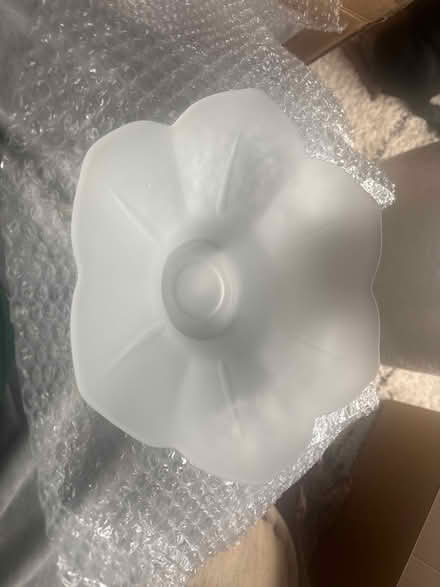 Photo of free Glass flower-shaped bowl (Arborfield RG2) #1