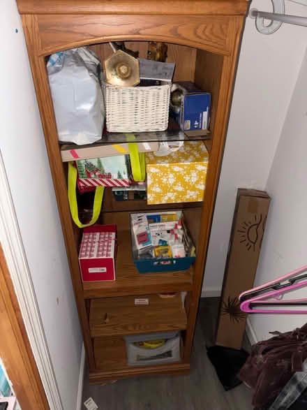 Photo of free Wood glass shelves w lighting (Northeast) #1