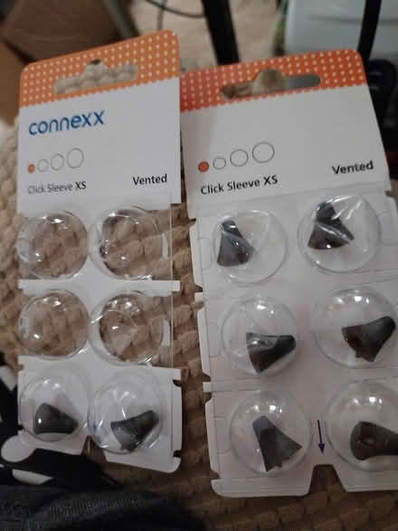 Photo of free Click sleeves for hearing aids (Braintree near freeport CM7 3) #1