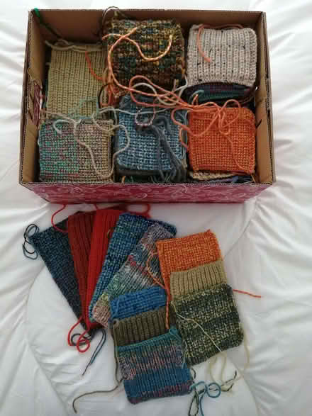 Photo of free Knitted Squares (Merley BH21) #2