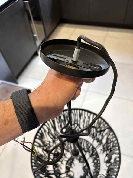 Photo of free Rockett St George Black Tassle Pendant Ceiling Light (South Bank YO23) #4