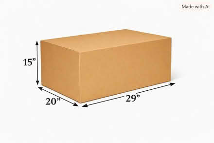 Photo of free Medium Cardboard Box (Jefferson Avenue Downers Grove) #1