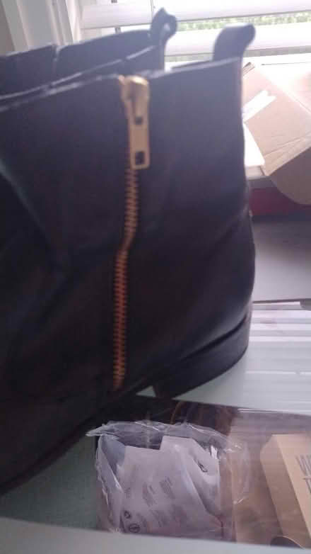 Photo of free Black leather boots (Chorley centre PR7) #2