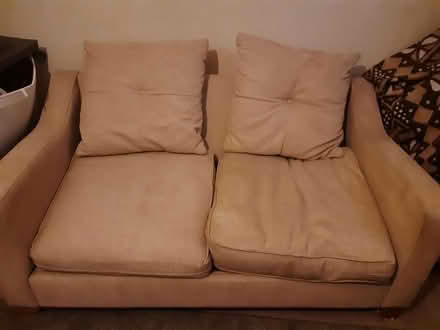 Photo of free Two seat sofa bed cream (W5 2RN) #1