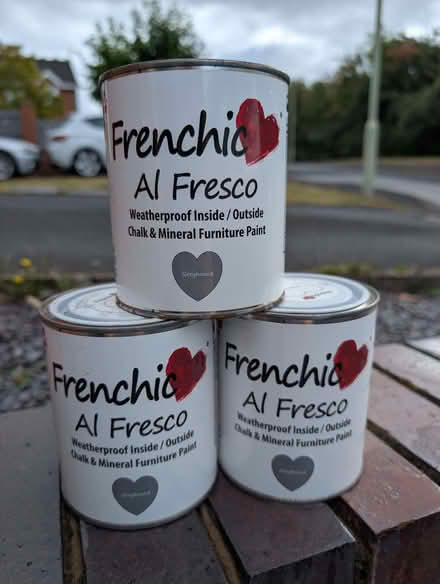 Photo of free Frenchic Alfresco chalk paint, grey (Ifton Heath SY11) #1