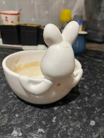 Photo of free Easter bunny bowl (Woodside CR0) #3
