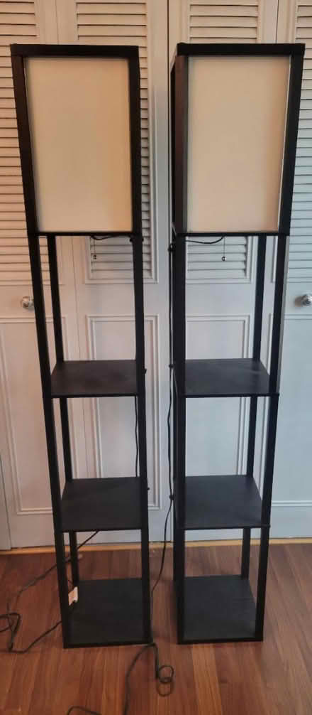 Photo of free floor lamps with shelves (Corner Guilford/Oakland Mills) #1