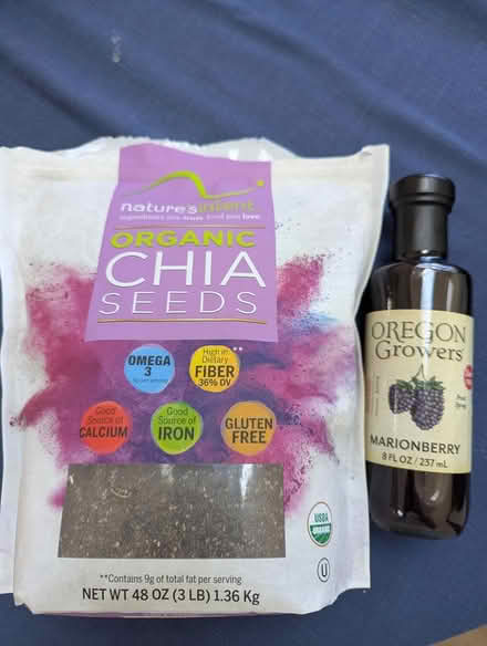 Photo of free Chia seeds and Marionberry syrup (Los Altos) #1