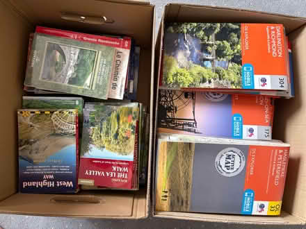 Photo of free OS maps and walking books (Hackney E9) #1
