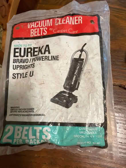 Photo of free Eureka vacuum cleaner belt (Darien (75th St/west of Cass)) #1