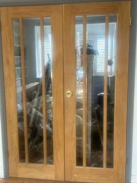 Photo of free Internal wooden double doors (Mortlake SW13) #3