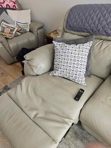 Photo of free Leathers recliner sofa (Sandyford) #3