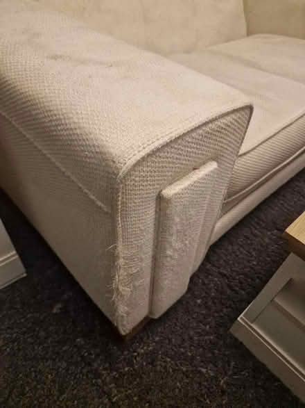 Photo of free Cream 2 seater sofa (Myerscough PR4) #3