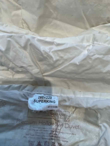 Photo of free Duvet and pillow (Uley GL11) #2