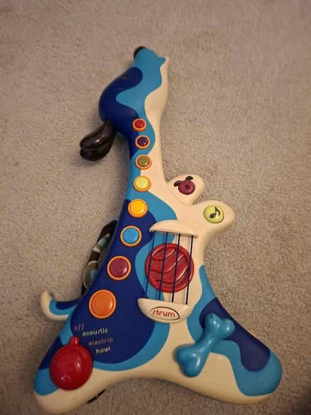 Photo of free Strum woofer toy guitar LONDON NW2 (North Cricklewood NW2) #1