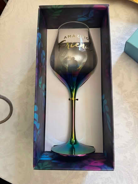 Photo of free Amazing Friend glass goblet (Bradmore WV3) #2