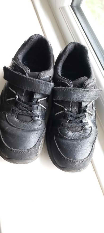 Photo of free Boys Clarks black school shoes 2F (Polegate BN26) #1