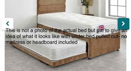 Photo of free Single Divan bed with another single trundle bed (Surbiton KT6) #3