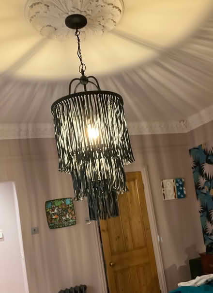 Photo of free Rockett St George Black Tassle Pendant Ceiling Light (South Bank YO23) #1