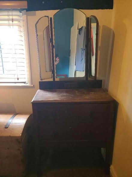 Photo of free 2 drawer dressing table with mirror (Forden SY21) #1
