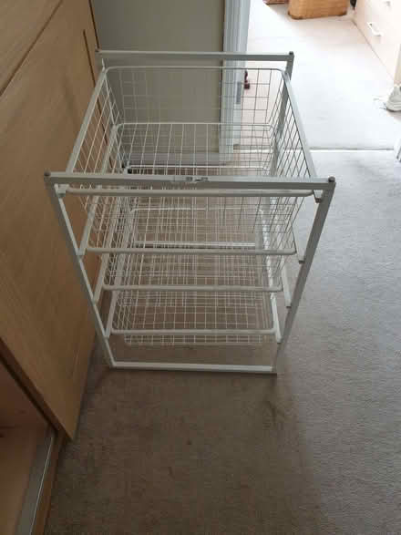 Photo of free IKEA white metal storage (Eastbourne BN21) #2