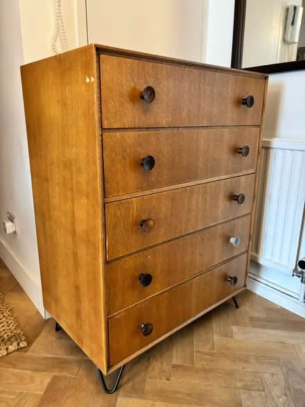 Photo of free Mid century chest of drawers (Southampton Way Estate SE5) #2