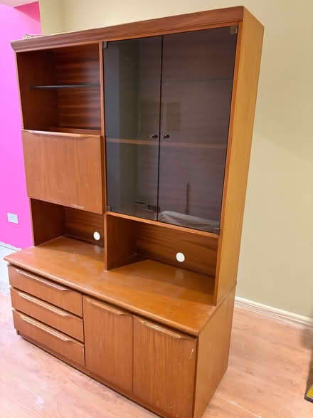 Photo of free Teak dresser/sideboard (Forest Green GL6) #4