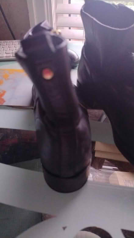 Photo of free Black leather boots (Chorley centre PR7) #4