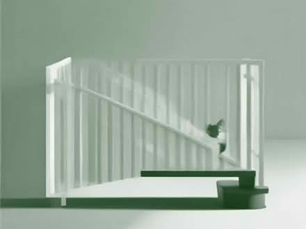 Photo of free Large stair gate white (Blacklands TN34) #2