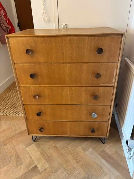Photo of free Mid century chest of drawers (Southampton Way Estate SE5) #1