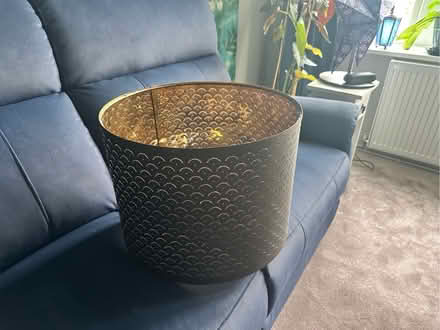 Photo of free Black and gold lampshade (Cosby LE9) #1