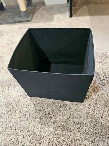 Photo of free Set of 5 Black Kallax Bins (Owings Mills,MD) #2